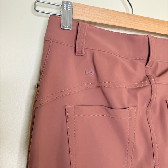 Lululemon Women’s 27 City Sleek Slim Fit High Rise Pants 5-Pocket Copper Brown - Picture 6 of 8